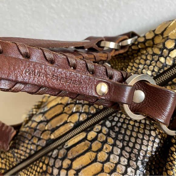 Pauric Sweeney gold Python Bag - Picture 9 of 14